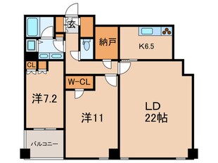 大井町ハイツの物件間取画像